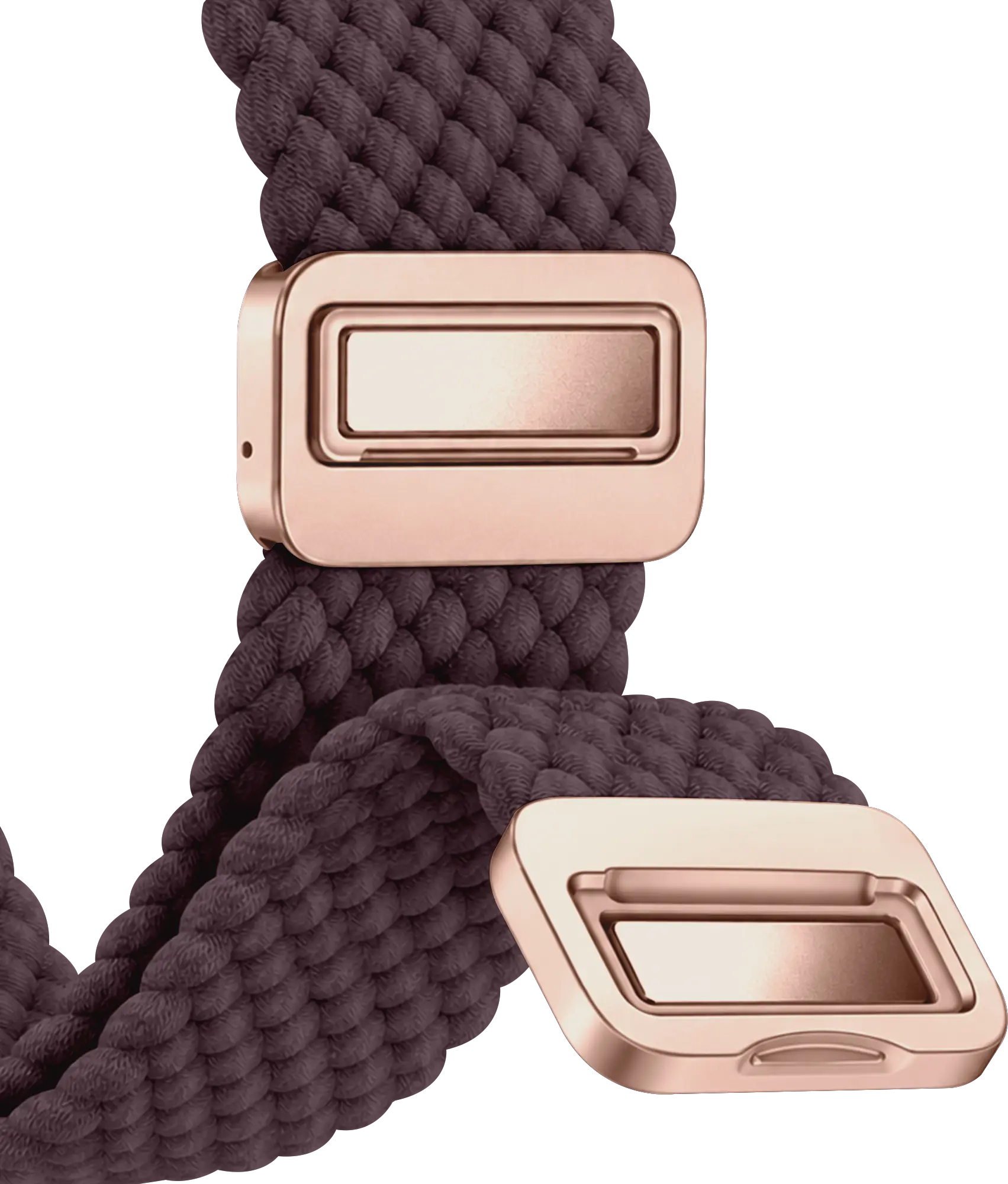 SBG Gevlochten Nylon - Apple Watch Bandje - 38/40/41/42MM - Smokey Purple afbeelding 12