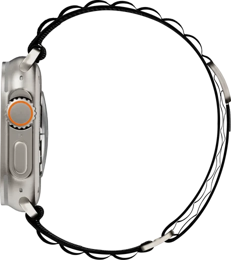 SBG Alpine Nylon - Apple Watch Bandje - 49/46/45/44/42MM - Zwart afbeelding 10