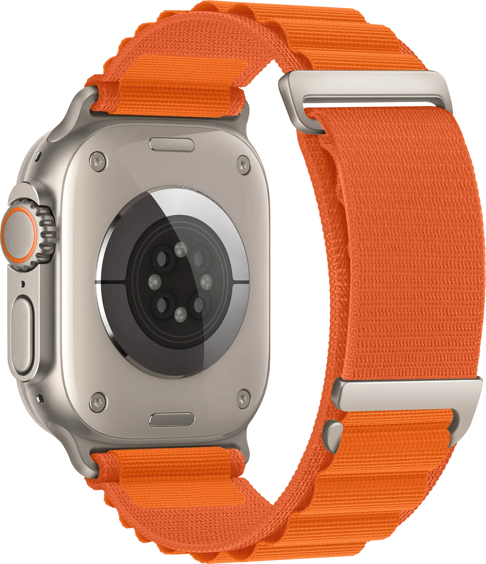 SBG Alpine Nylon - Apple Watch Bandje - 49/46/45/44/42MM - Oranje afbeelding 9
