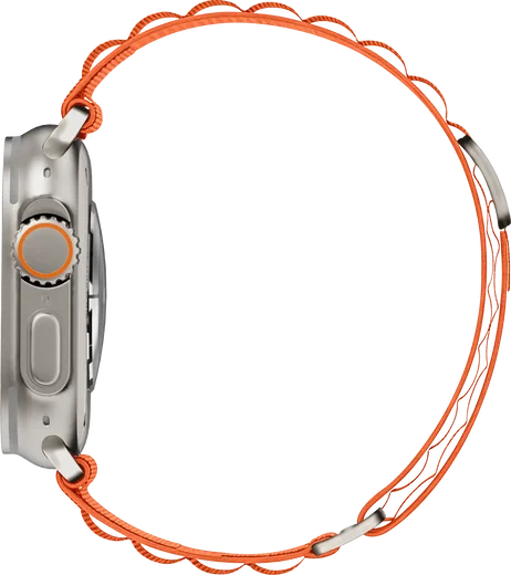 SBG Alpine Nylon - Apple Watch Bandje - 49/46/45/44/42MM - Oranje afbeelding 10