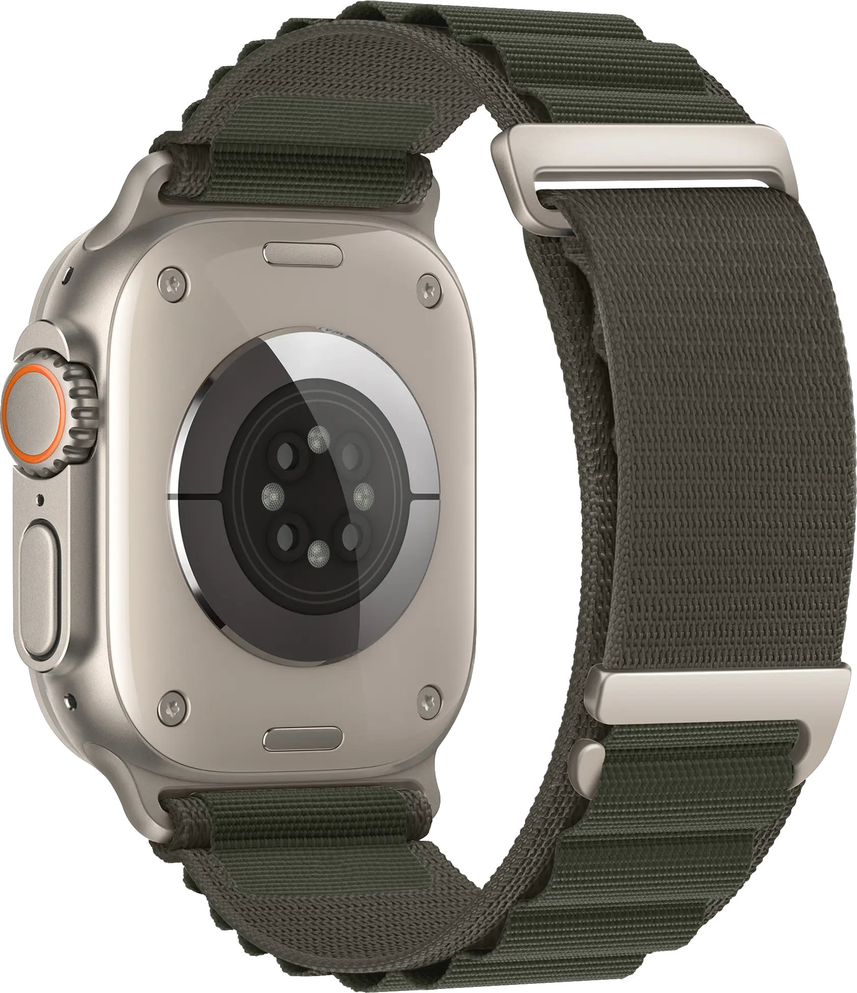 SBG Alpine Nylon - Apple Watch Bandje - 49/46/45/44/42MM - Groen afbeelding 9