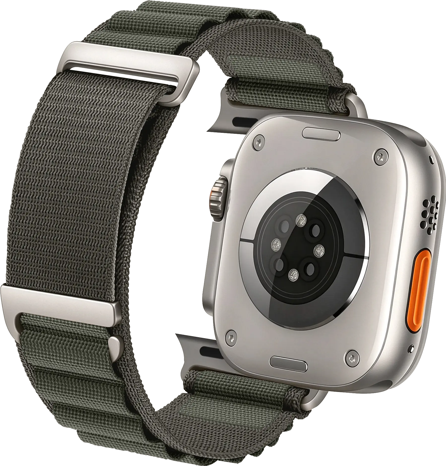 SBG Alpine Nylon - Apple Watch Bandje - 49/46/45/44/42MM - Groen afbeelding 11