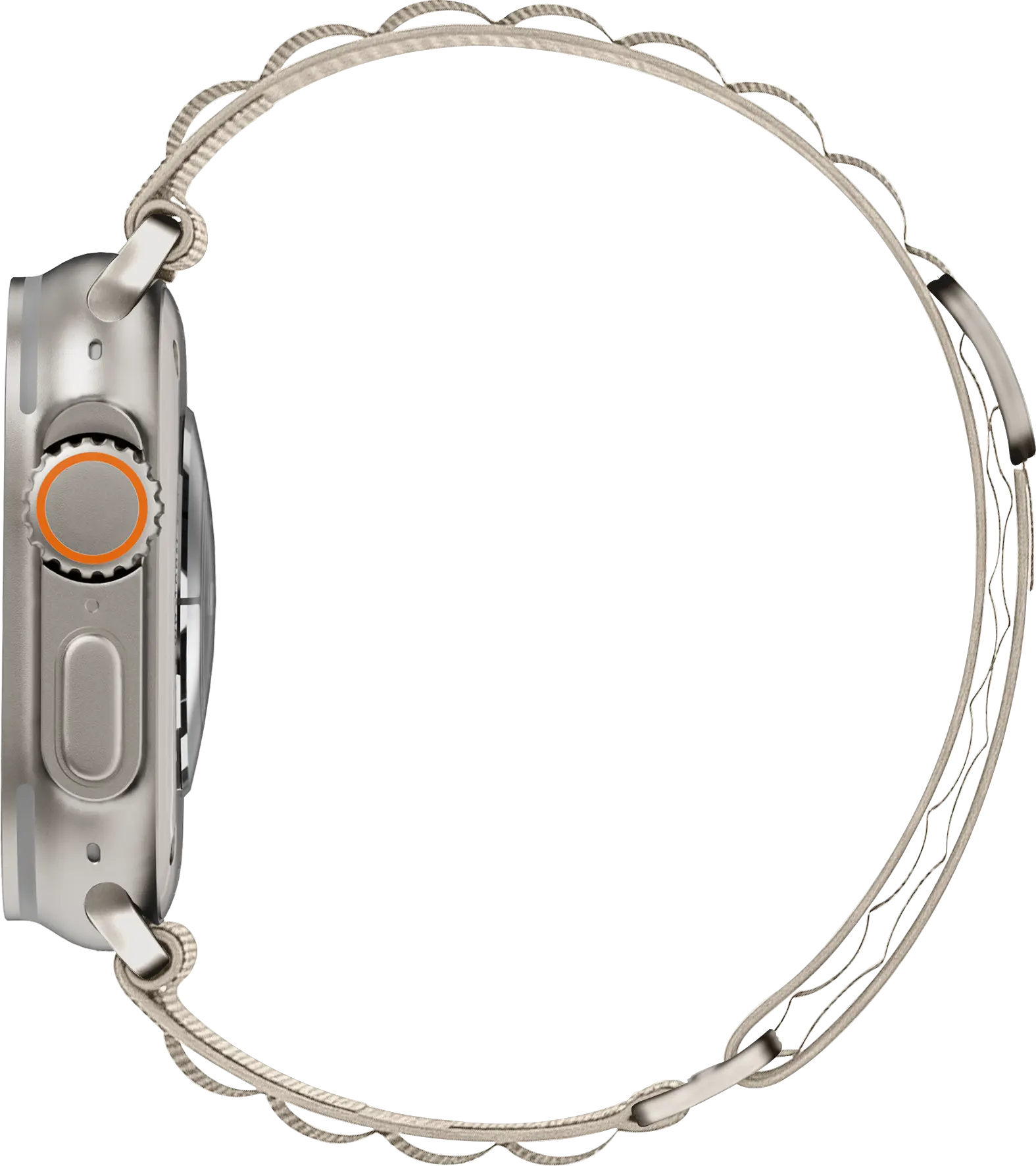 SBG Alpine Nylon - Apple Watch Bandje - 49/46/45/44/42MM - Sterrenlicht afbeelding 10
