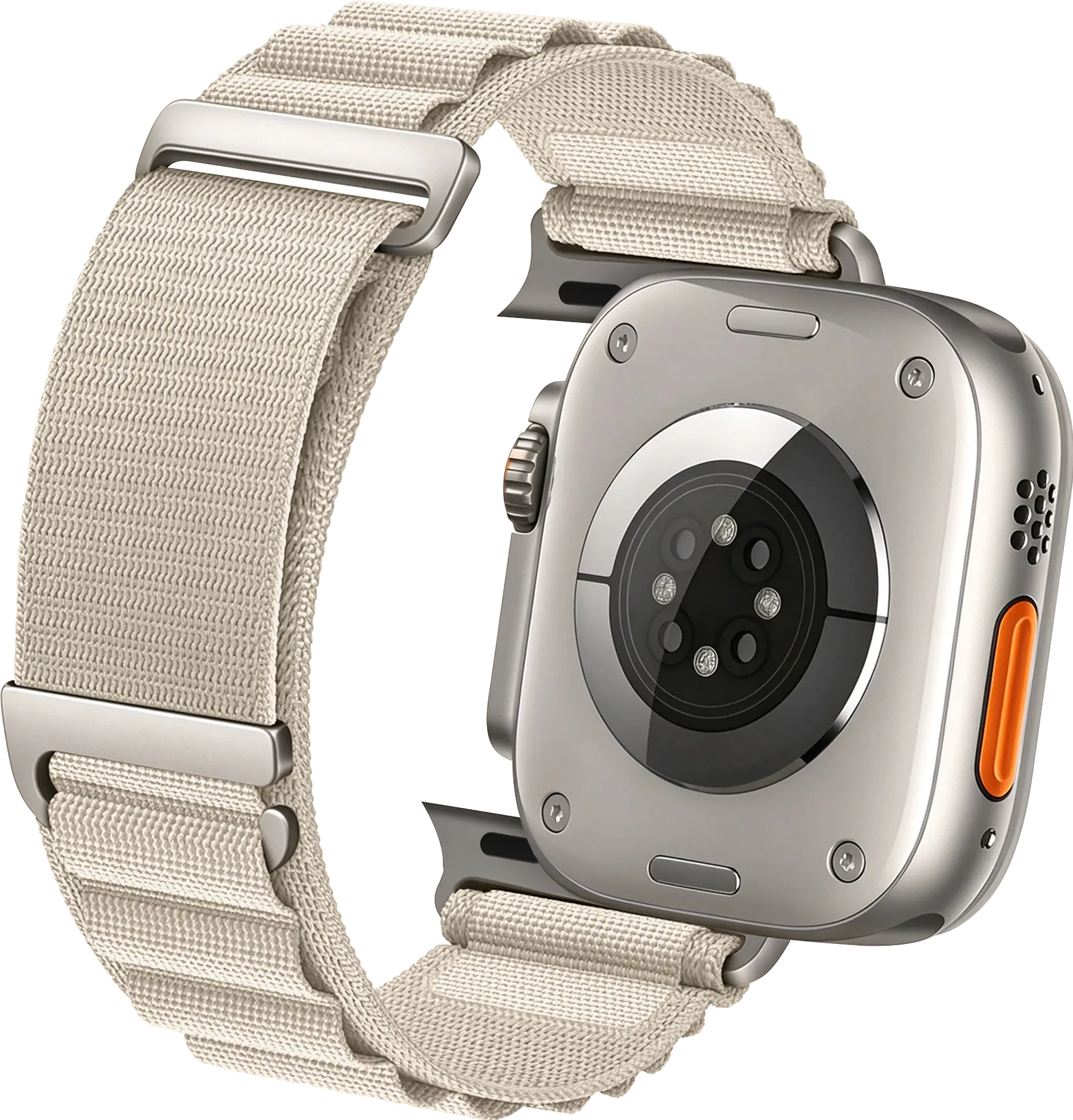 SBG Alpine Nylon - Apple Watch Bandje - 49/46/45/44/42MM - Sterrenlicht afbeelding 11