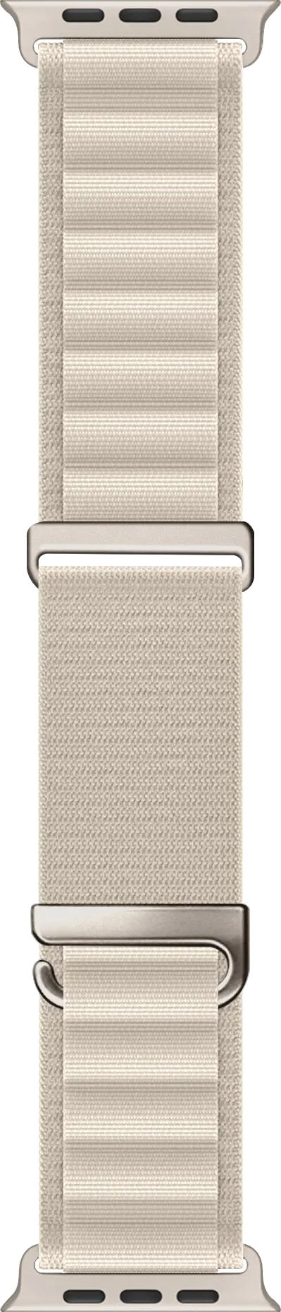 SBG Alpine Nylon - Apple Watch Bandje - 49/46/45/44/42MM - Sterrenlicht afbeelding 12
