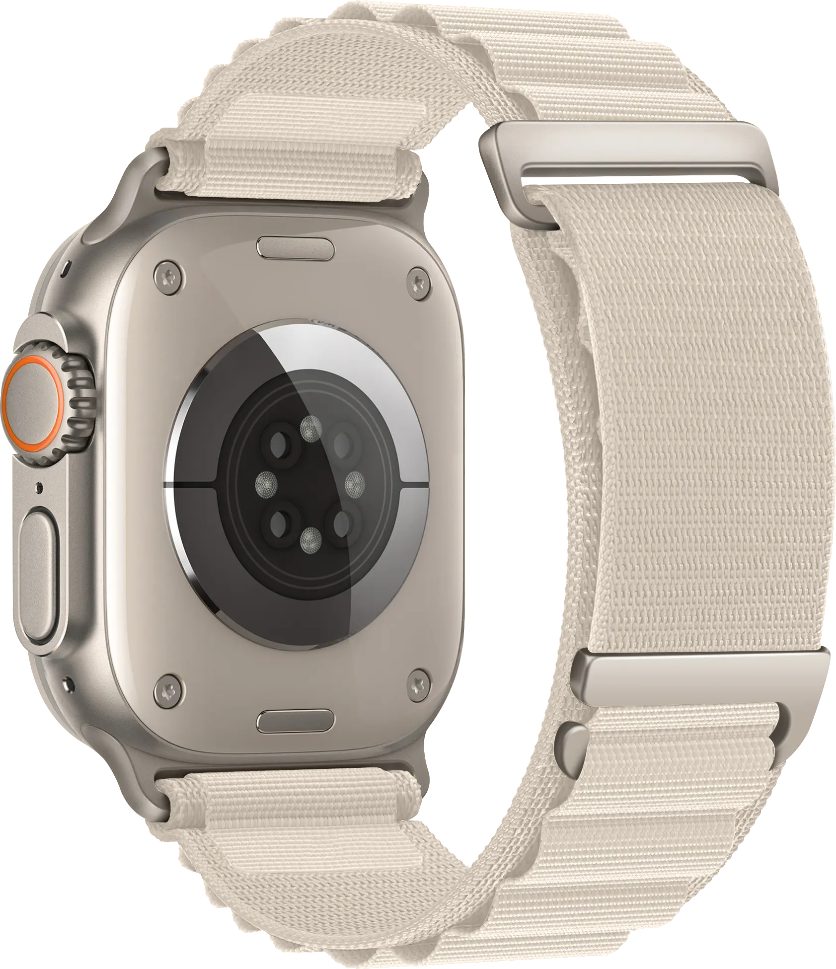SBG Alpine Nylon - Apple Watch Bandje - 49/46/45/44/42MM - Sterrenlicht afbeelding 9