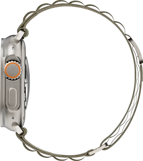 SBG Alpine Nylon - Apple Watch Bandje - 49/46/45/44/42MM - Olijf Groen afbeelding 10