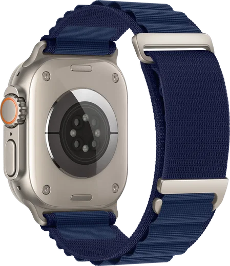 SBG Alpine Nylon - Apple Watch Bandje - 49/46/45/44/42MM - Navy afbeelding 9