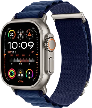 SBG Alpine Nylon - Apple Watch Bandje - 49/46/45/44/42MM - Navy