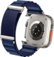 SBG Alpine Nylon - Apple Watch Bandje - 49/46/45/44/42MM - Navy afbeelding 11