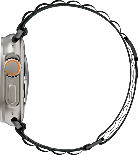 SBG Alpine Nylon - Apple Watch Bandje - 49/46/45/44/42MM - Donkergroen afbeelding 10