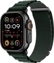 SBG Alpine Nylon - Apple Watch Bandje - 49/46/45/44/42MM - Donkergroen