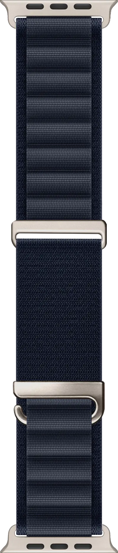SBG Alpine Nylon - Apple Watch Bandje - 49/46/45/44/42MM - Donkerblauw afbeelding 12
