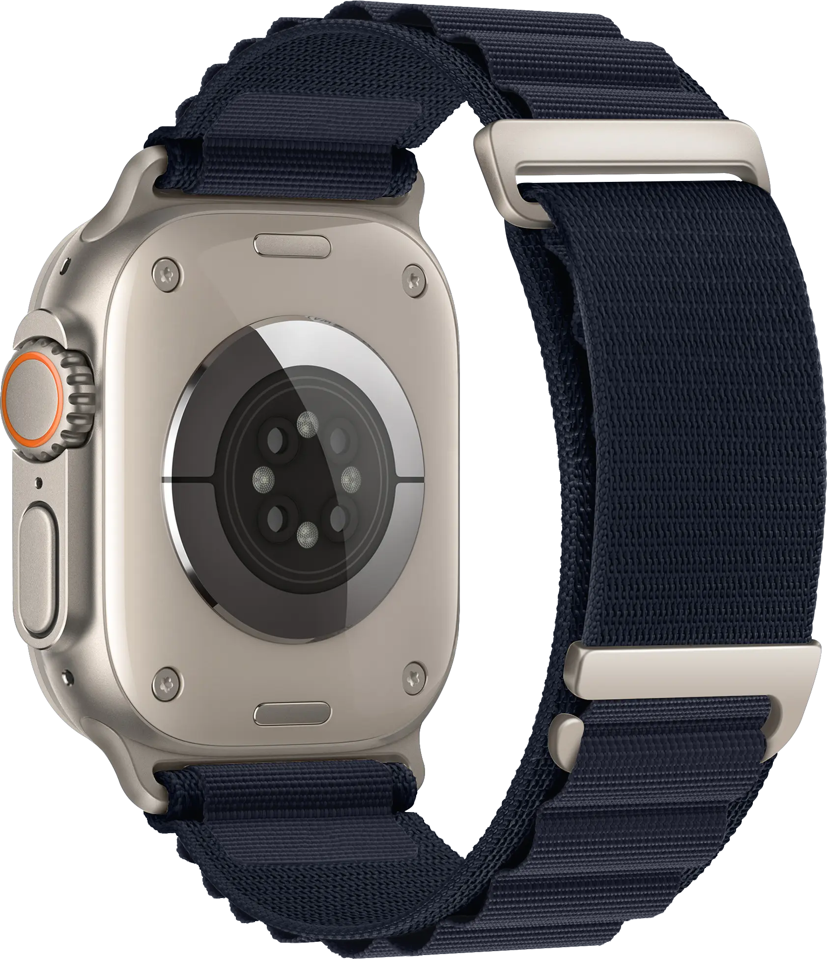 SBG Alpine Nylon - Apple Watch Bandje - 49/46/45/44/42MM - Donkerblauw afbeelding 9