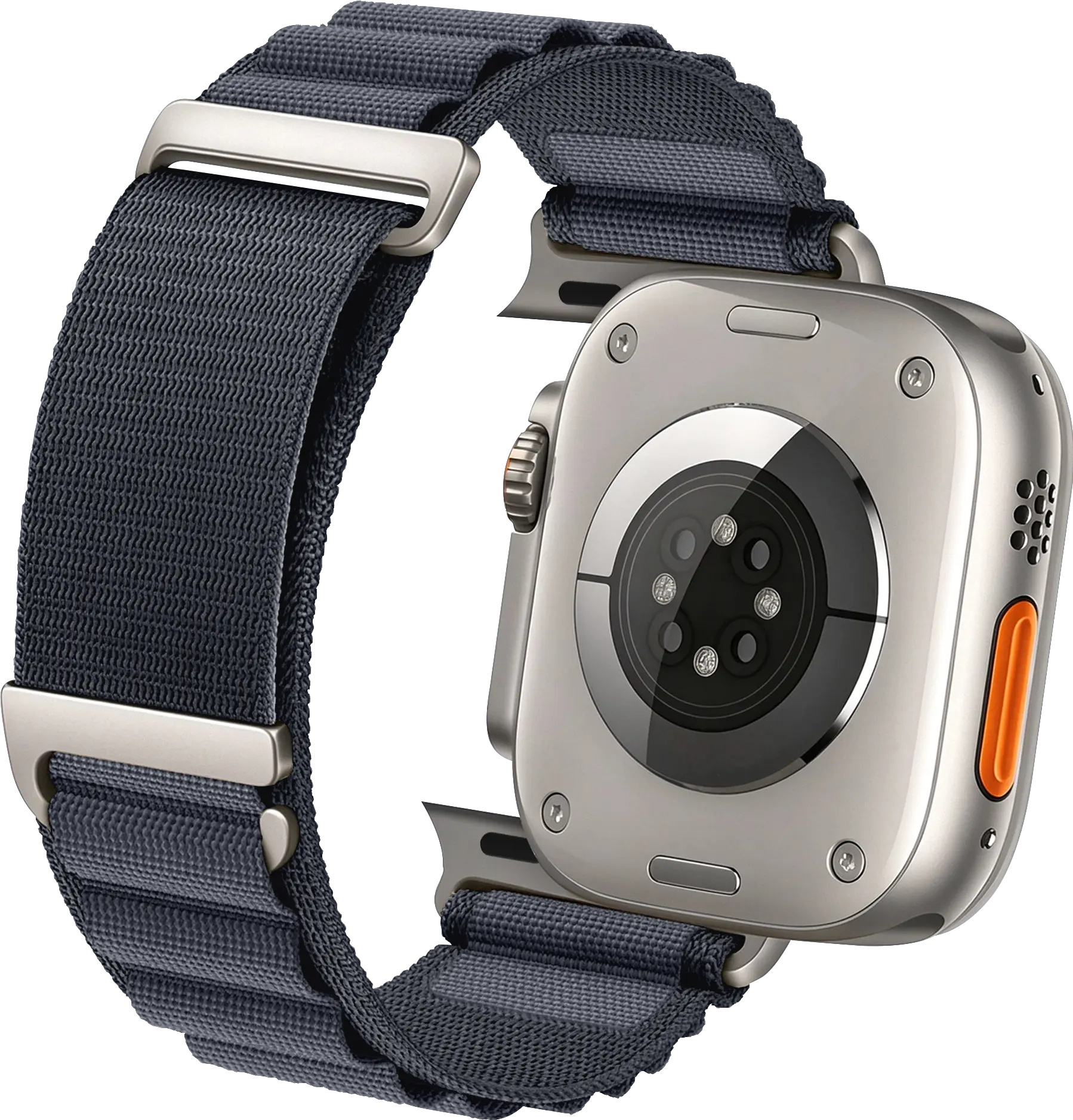 SBG Alpine Nylon - Apple Watch Bandje - 49/46/45/44/42MM - Grijs afbeelding 11