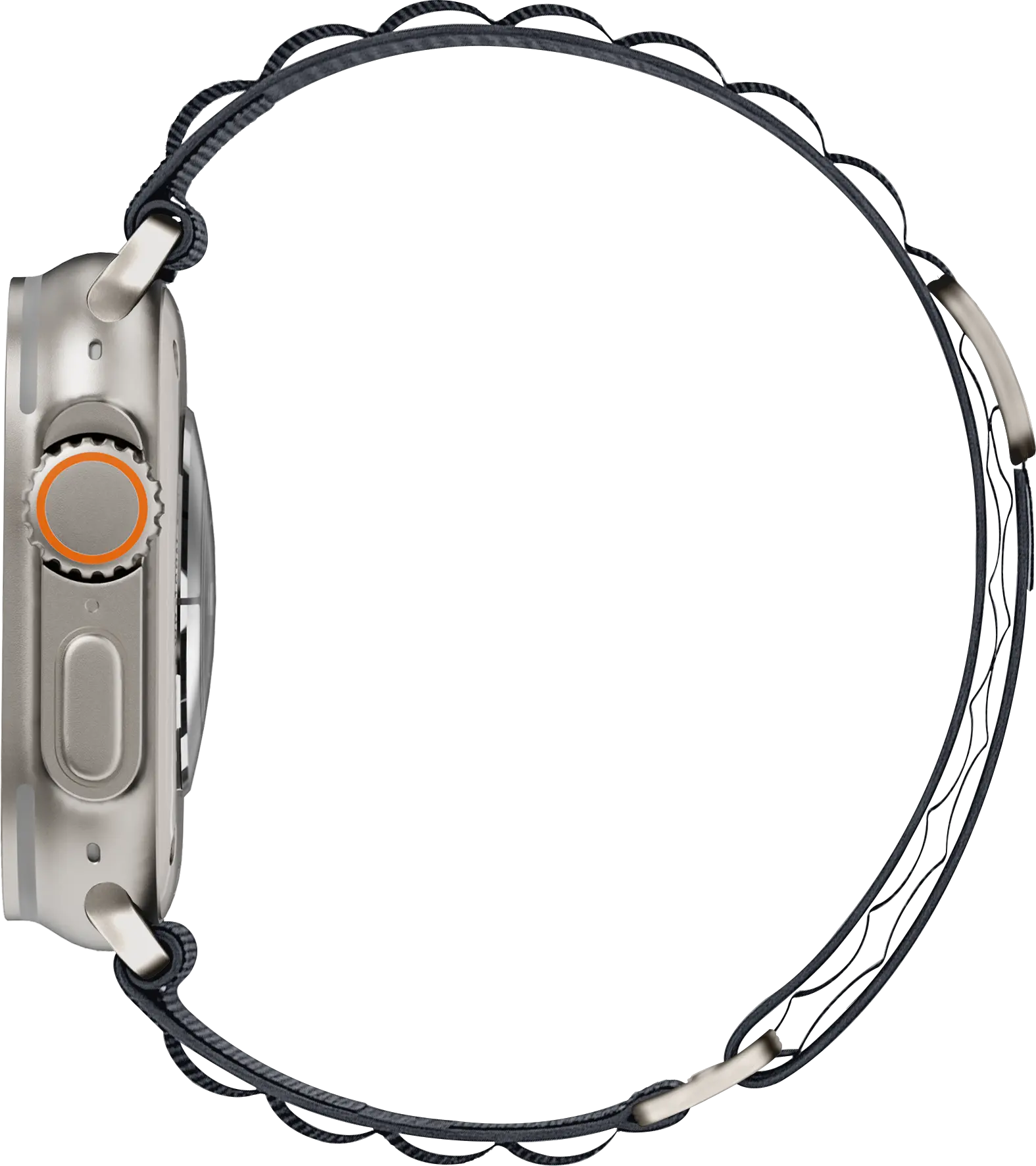SBG Alpine Nylon - Apple Watch Bandje - 49/46/45/44/42MM - Grijs afbeelding 10