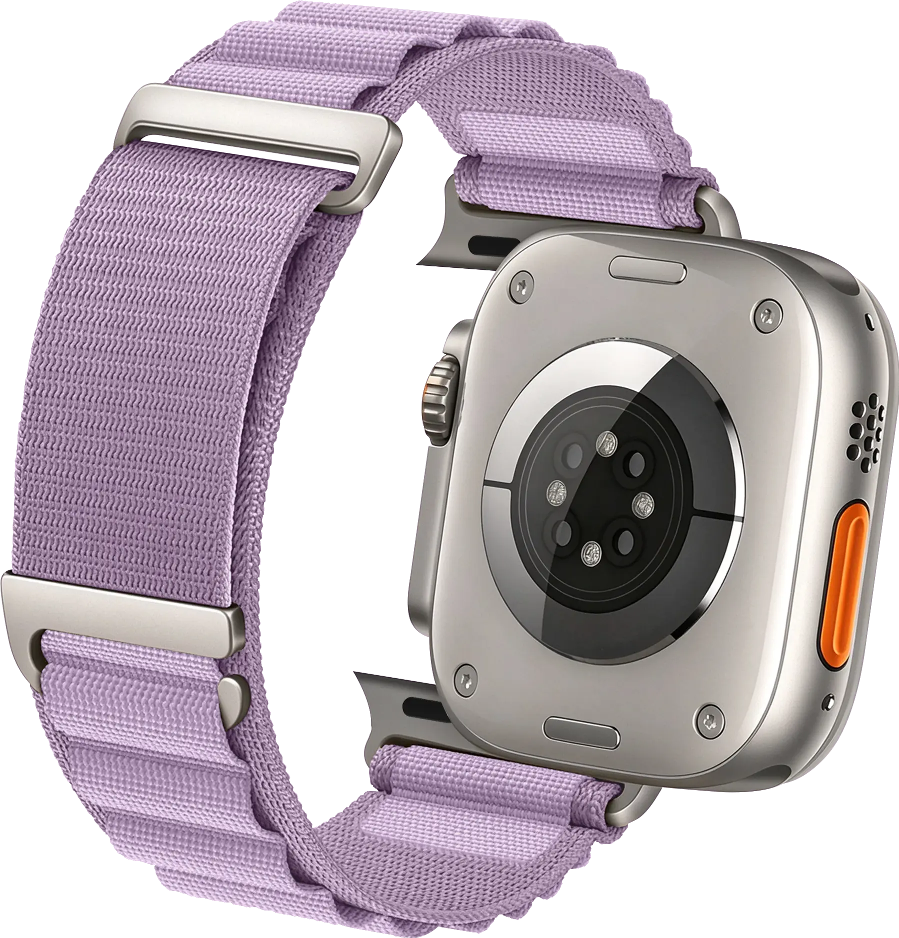 SBG Alpine Nylon - Apple Watch Bandje - 49/46/45/44/42MM - Lavender Purple afbeelding 11