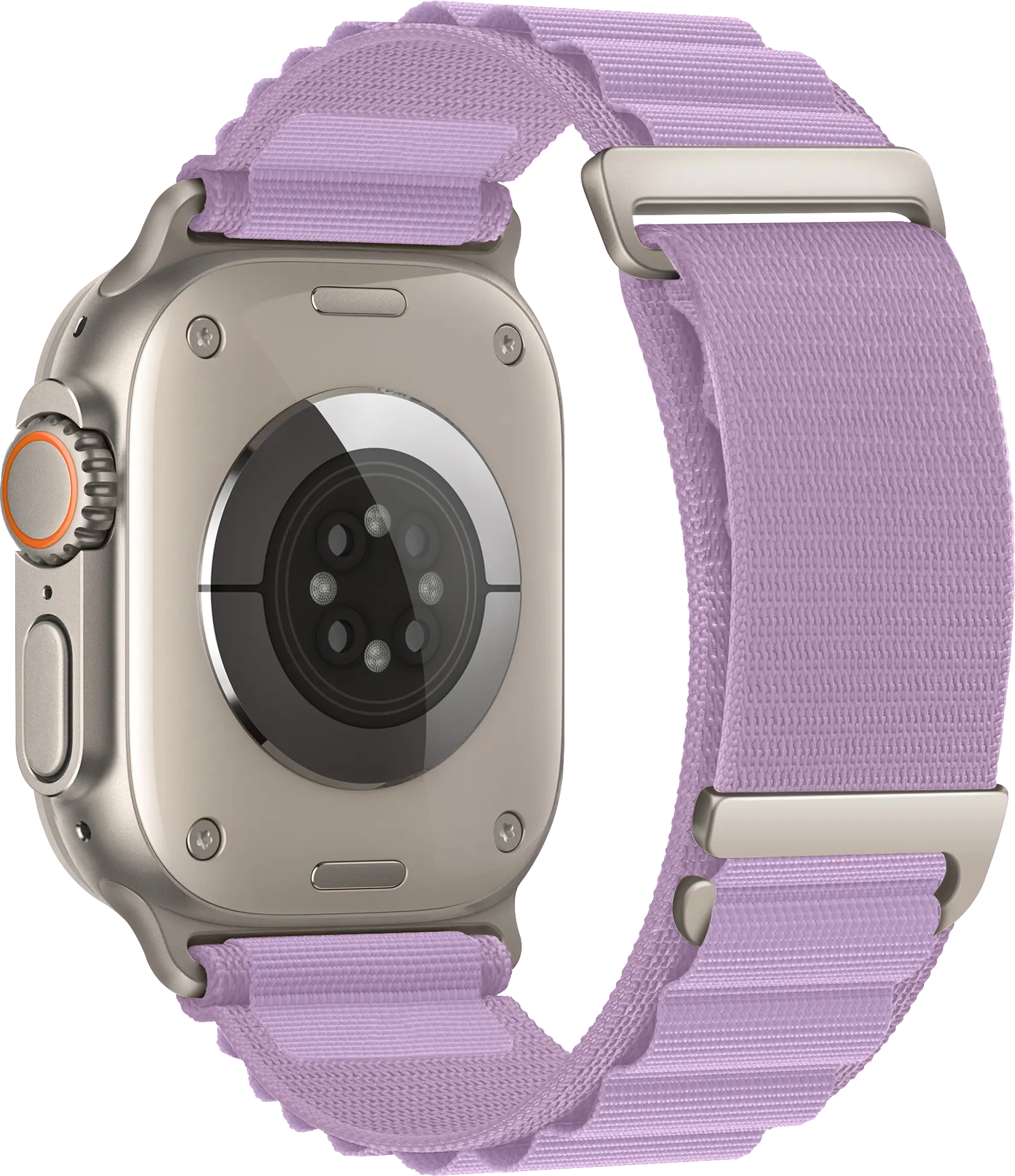 SBG Alpine Nylon - Apple Watch Bandje - 49/46/45/44/42MM - Lavender Purple afbeelding 9