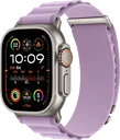 SBG Alpine Nylon - Apple Watch Bandje - 49/46/45/44/42MM - Lavender Purple