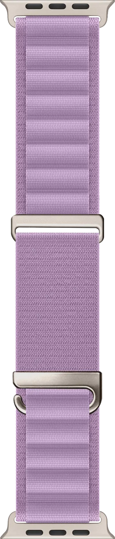 SBG Alpine Nylon - Apple Watch Bandje - 49/46/45/44/42MM - Lavender Purple afbeelding 12