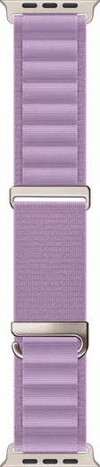 SBG Alpine Nylon - Apple Watch Bandje - 49/46/45/44/42MM - Lavender Purple afbeelding 12