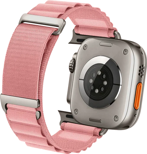 SBG Alpine Nylon - Apple Watch Bandje - 49/46/45/44/42MM - Beige afbeelding 11