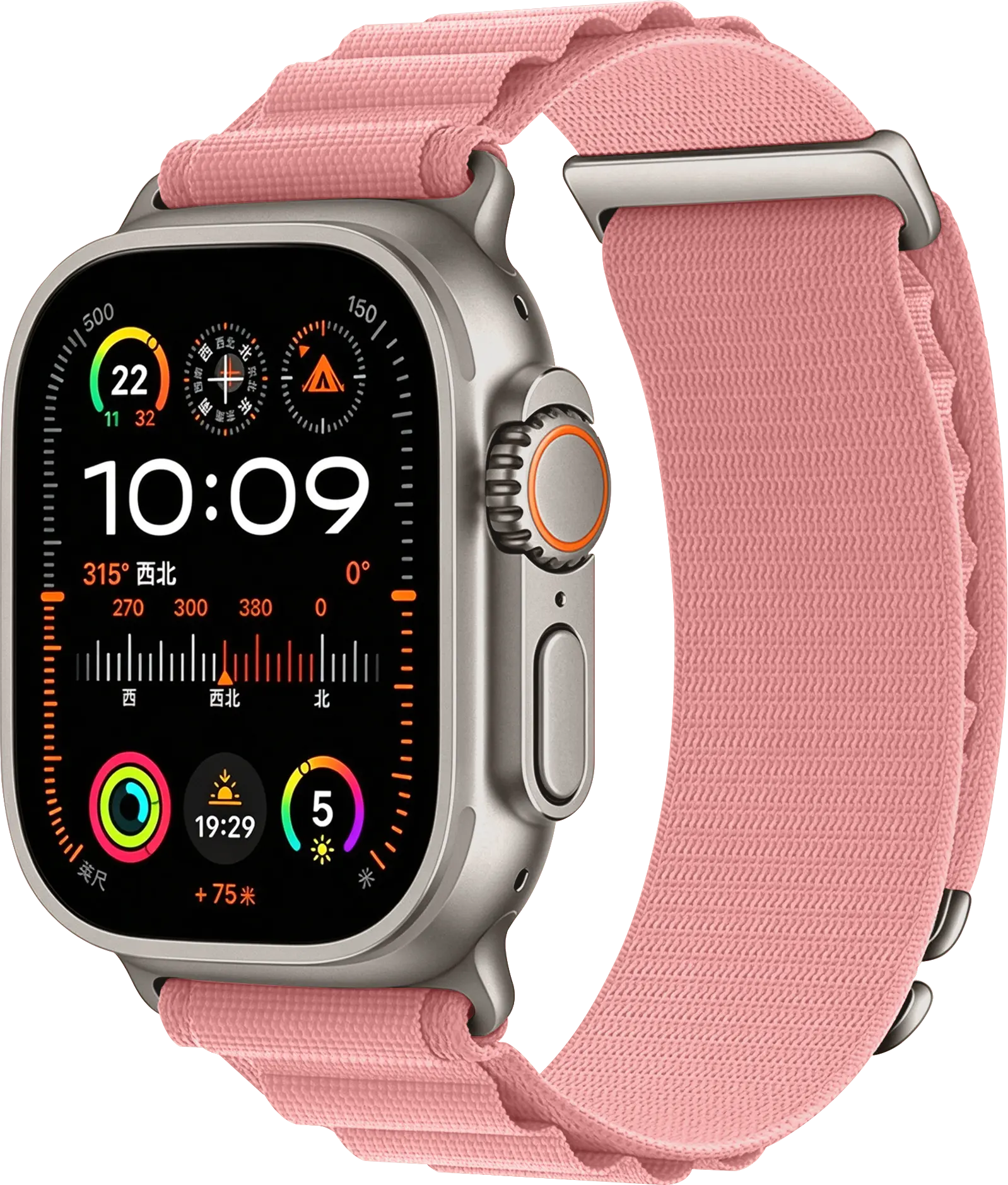 SBG Alpine Nylon - Apple Watch Bandje - 49/46/45/44/42MM - Beige afbeelding 1