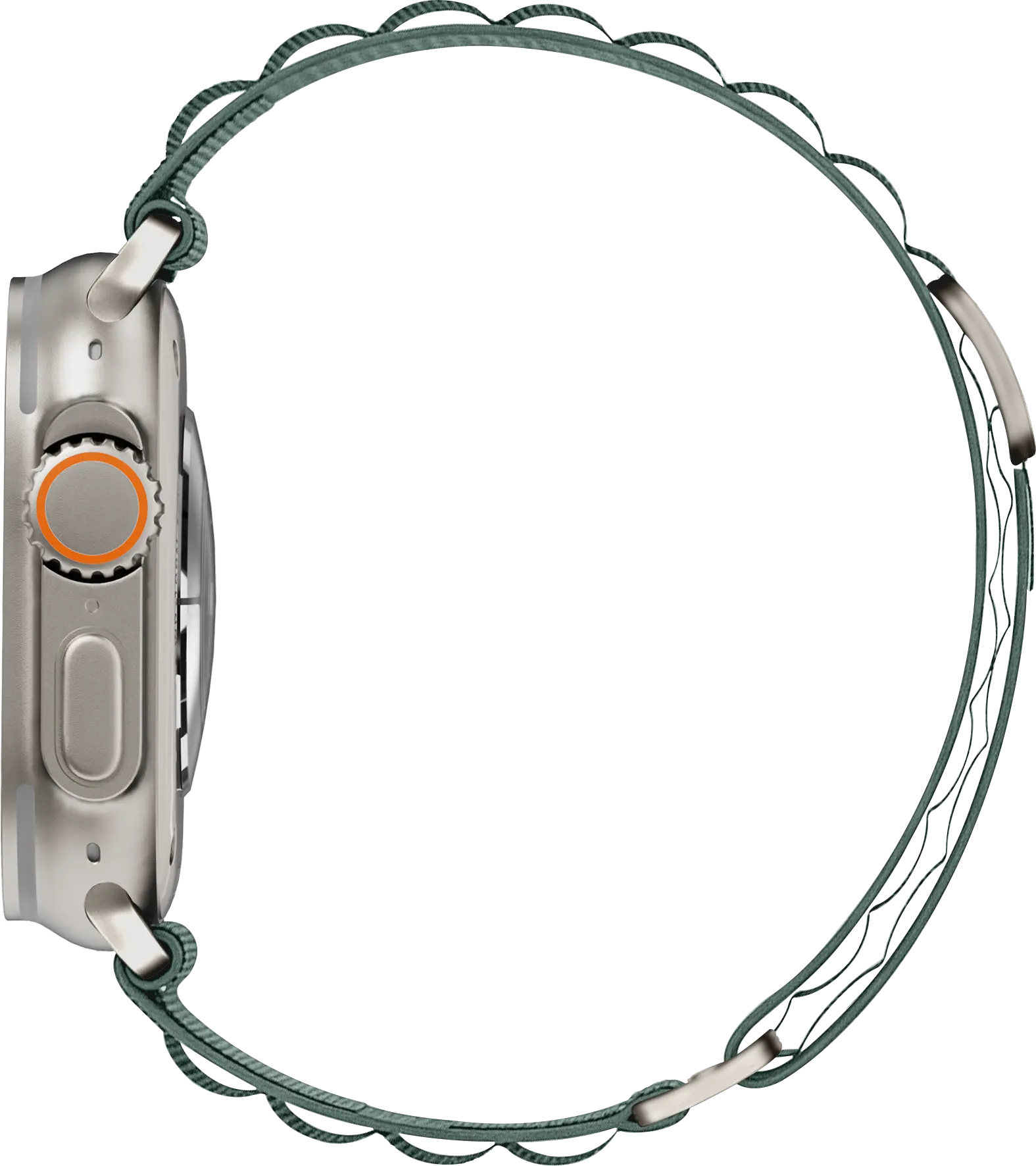 SBG Alpine Nylon - Apple Watch Bandje - 49/46/45/44/42MM - Lichtgroen afbeelding 10