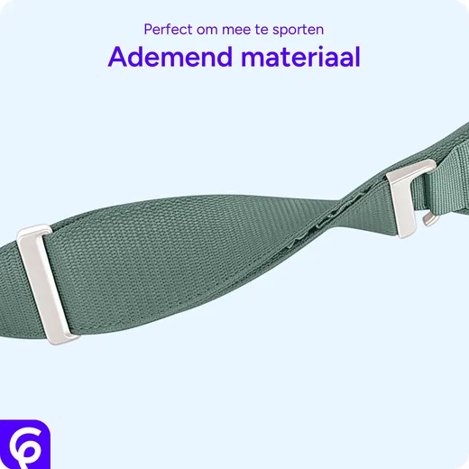 SBG Alpine Nylon - Apple Watch Bandje - 49/46/45/44/42MM - Lichtgroen afbeelding 6