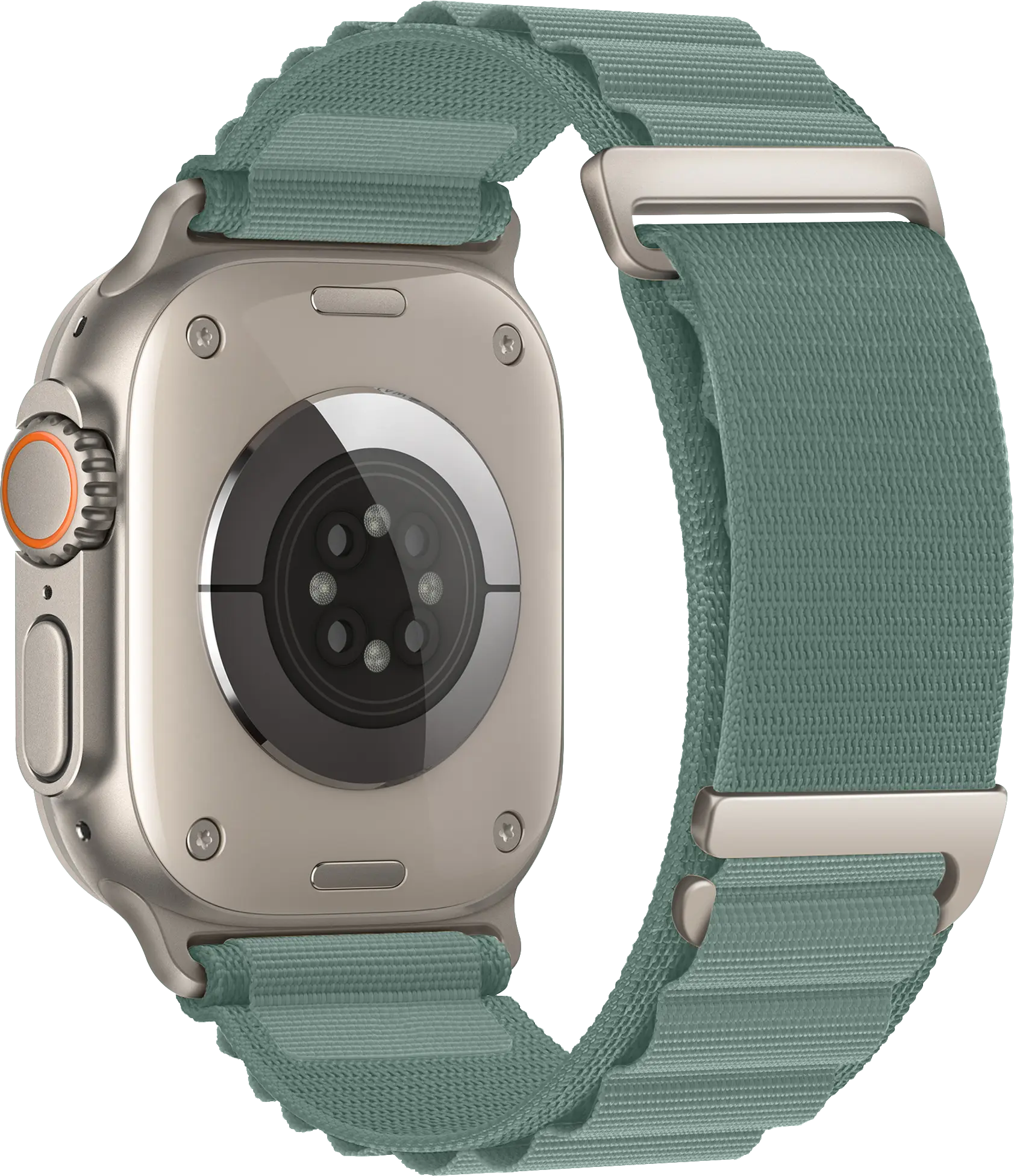 SBG Alpine Nylon - Apple Watch Bandje - 49/46/45/44/42MM - Lichtgroen afbeelding 9