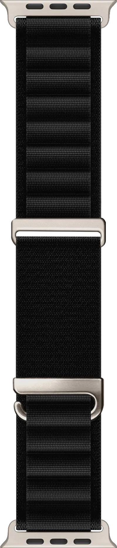 SBG Alpine Nylon - Apple Watch Bandje - 38/40/41/42MM - Zwart afbeelding 10