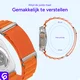 SBG Alpine Nylon - Apple Watch Bandje - 38/40/41/42MM - Oranje afbeelding 3