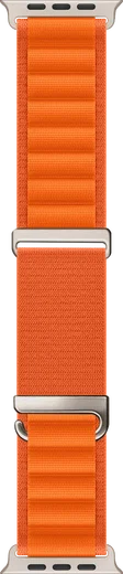 SBG Alpine Nylon - Apple Watch Bandje - 38/40/41/42MM - Oranje afbeelding 10