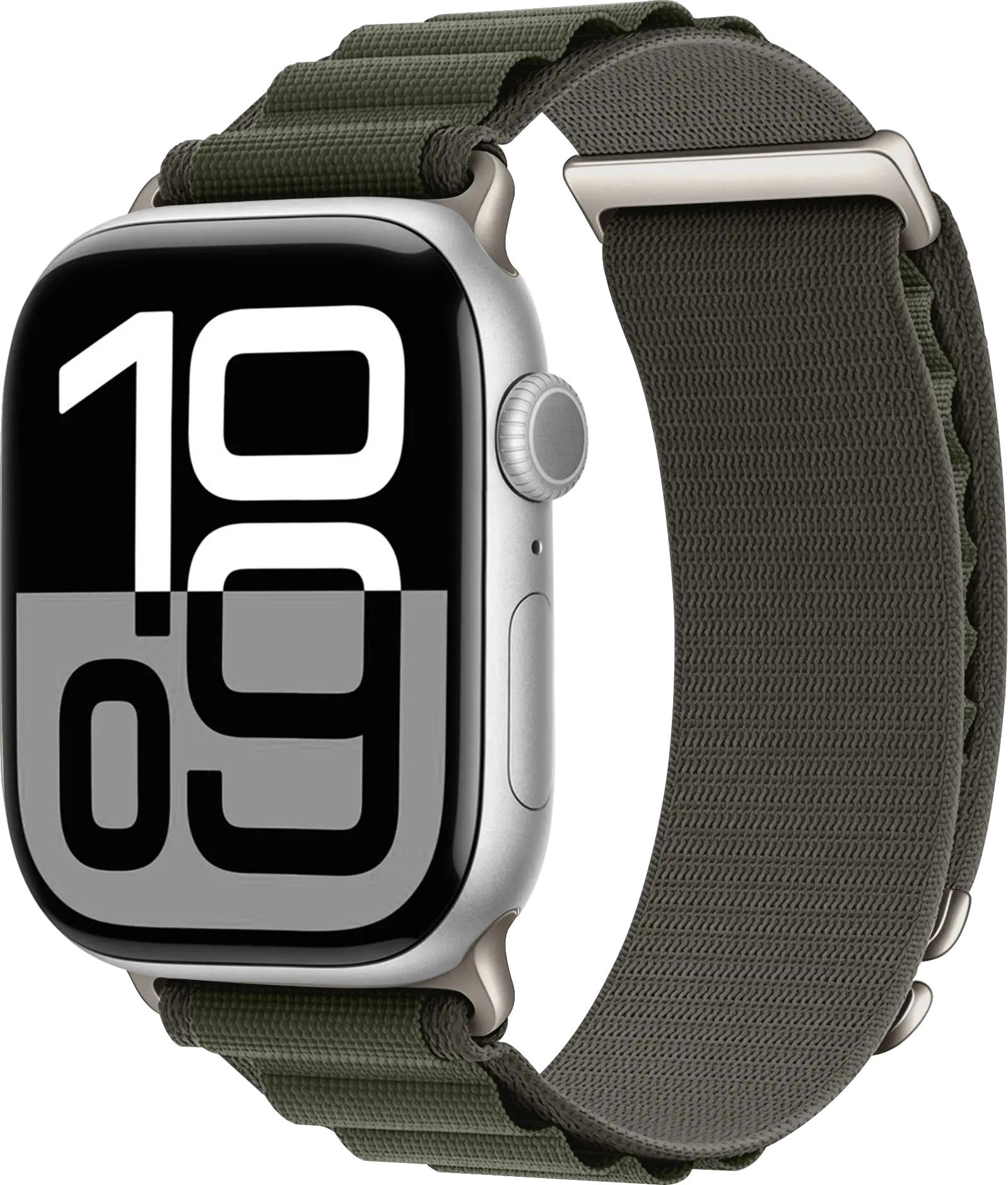 SBG Alpine Nylon - Apple Watch Bandje - 38/40/41/42MM - Groen afbeelding 1