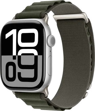 SBG Alpine Nylon - Apple Watch Bandje - 38/40/41/42MM - Groen