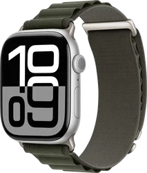 SBG Alpine Nylon - Apple Watch Bandje - 38/40/41/42MM - Groen afbeelding