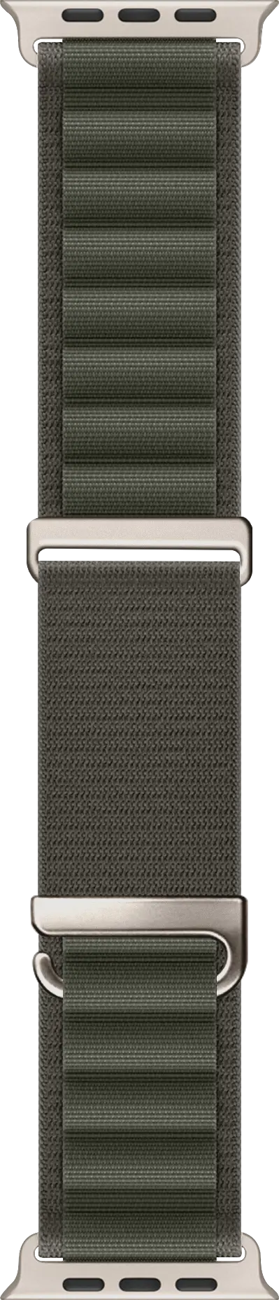 SBG Alpine Nylon - Apple Watch Bandje - 38/40/41/42MM - Groen afbeelding 10