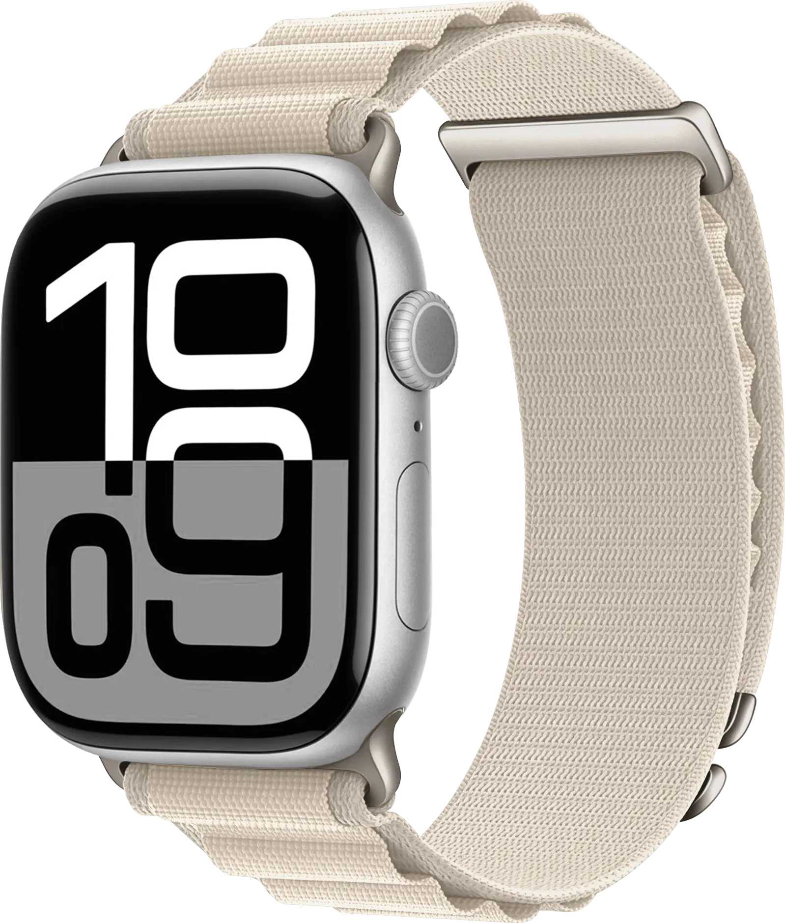 SBG Alpine Nylon - Apple Watch Bandje - 38/40/41/42MM - Sterrenlicht afbeelding 1