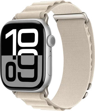 SBG Alpine Nylon - Apple Watch Bandje - 38/40/41/42MM - Sterrenlicht