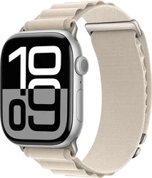 SBG Alpine Nylon - Apple Watch Bandje - 38/40/41/42MM - Sterrenlicht afbeelding