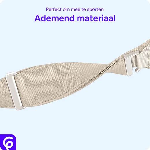 SBG Alpine Nylon - Apple Watch Bandje - 38/40/41/42MM - Sterrenlicht afbeelding 6