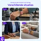 SBG Alpine Nylon - Apple Watch Bandje - 38/40/41/42MM - Sterrenlicht afbeelding 7