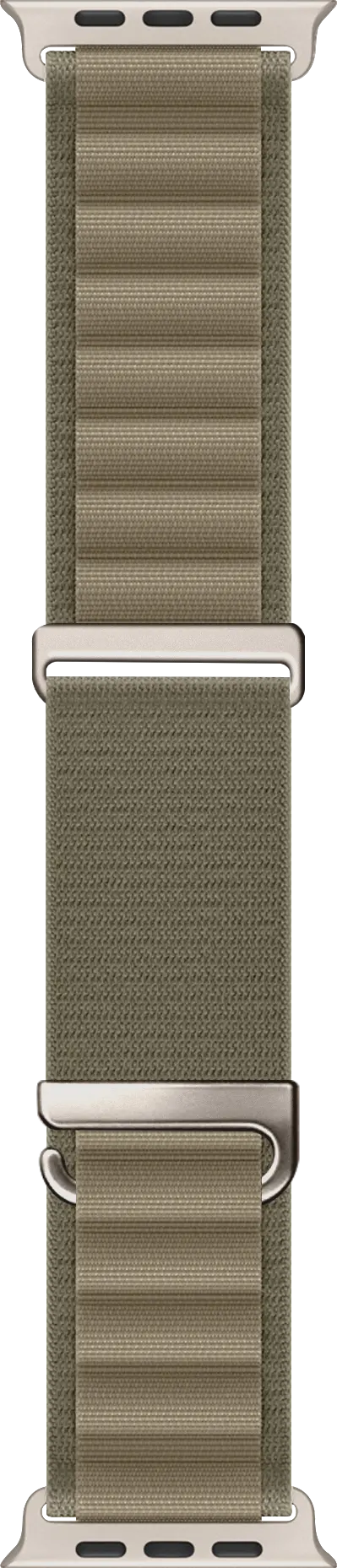 SBG Alpine Nylon - Apple Watch Bandje - 38/40/41/42MM - Olijf Groen afbeelding 10