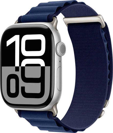 SBG Alpine Nylon - Apple Watch Bandje - 38/40/41/42MM - Navy afbeelding 1
