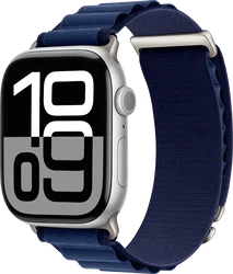 SBG Alpine Nylon - Apple Watch Bandje - 38/40/41/42MM - Navy afbeelding