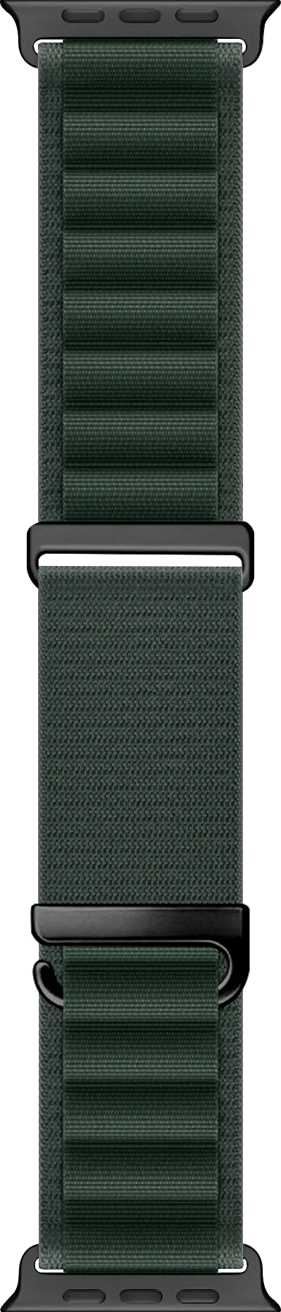 SBG Alpine Nylon - Apple Watch Bandje - 38/40/41/42MM - Donkergroen afbeelding 10