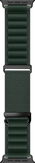 SBG Alpine Nylon - Apple Watch Bandje - 38/40/41/42MM - Donkergroen afbeelding 10