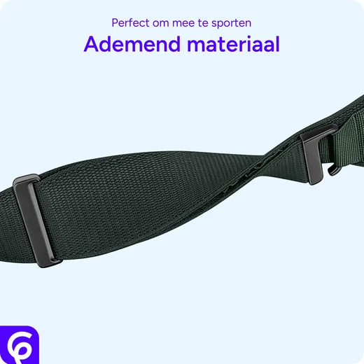 SBG Alpine Nylon - Apple Watch Bandje - 38/40/41/42MM - Donkergroen afbeelding 6