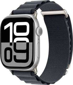 SBG Alpine Nylon - Apple Watch Bandje - 38/40/41/42MM - Grijs