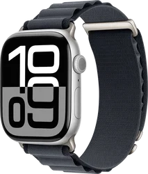 SBG Alpine Nylon - Apple Watch Bandje - 38/40/41/42MM - Grijs afbeelding